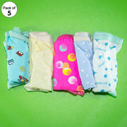 Pack of 5 - 100% Cotton Mini Briefs - Flourish Mix Designs Cotton Panty - 5388