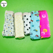 Pack of 5 - 100% Cotton Full Briefs - Flourish Mix Designs Cotton Panty - 5389