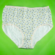 Pack of 5 - 100% Cotton Full Briefs - Flourish Mix Designs Cotton Panty - 5389