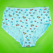 Pack of 5 - 100% Cotton Full Briefs - Flourish Mix Designs Cotton Panty - 5389