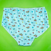 Pack of 5 - 100% Cotton Full Briefs - Flourish Mix Designs Cotton Panty - 5389