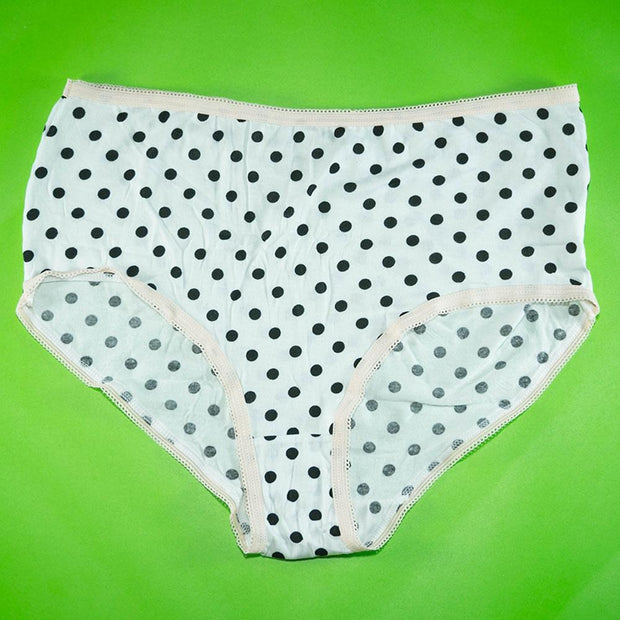 Pack of 5 - 100% Cotton Full Briefs - Flourish Mix Designs Cotton Panty - 5389