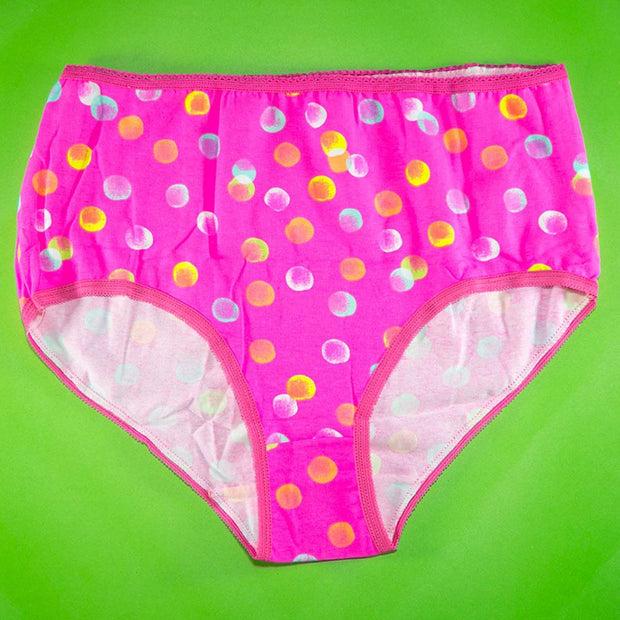 Pack of 5 - 100% Cotton Full Briefs - Flourish Mix Designs Cotton Panty - 5389