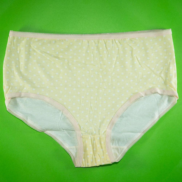 Pack of 5 - 100% Cotton Full Briefs - Flourish Mix Designs Cotton Panty - 5389