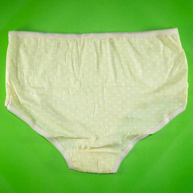 Pack of 5 - 100% Cotton Full Briefs - Flourish Mix Designs Cotton Panty - 5389