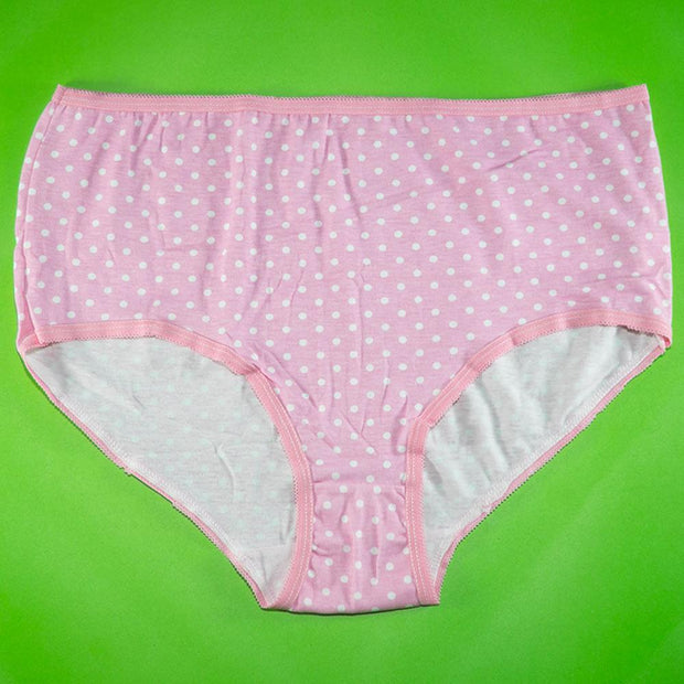Pack of 5 - 100% Cotton Full Briefs - Flourish Mix Designs Cotton Panty - 5389