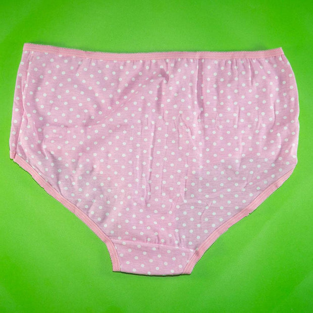 Pack of 5 - 100% Cotton Full Briefs - Flourish Mix Designs Cotton Panty - 5389