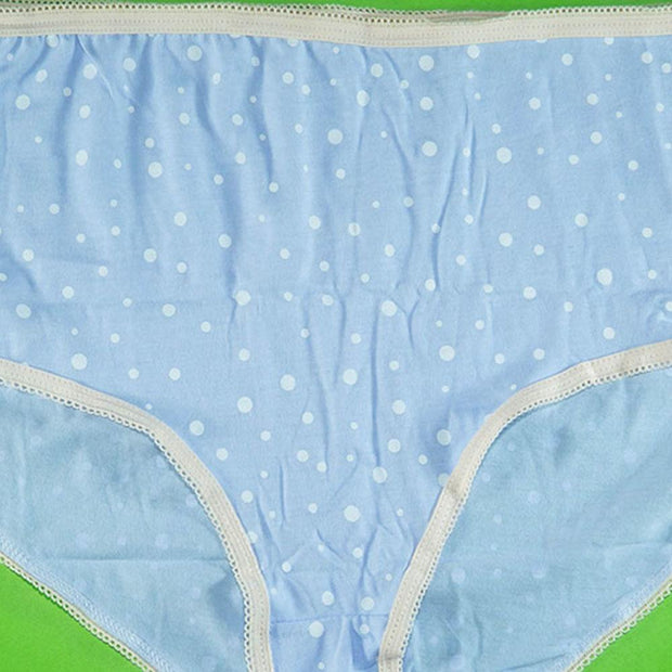 Pack of 5 - 100% Cotton Full Briefs - Flourish Mix Designs Cotton Panty - 5389
