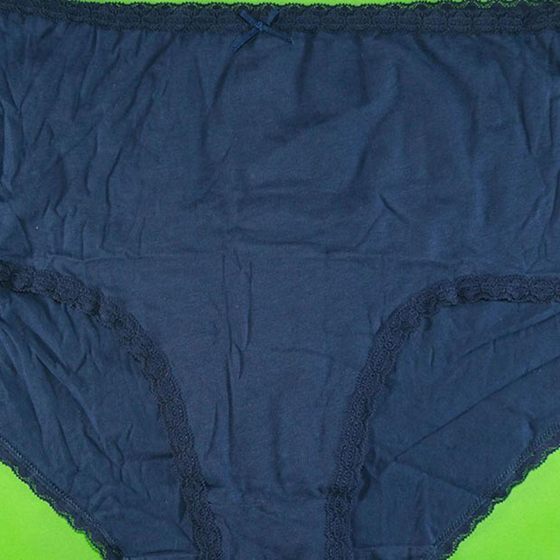 Pack of 5 - 100% Cotton Full Briefs - Flourish Mix Designs Cotton Panty - 18