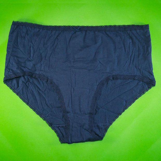Pack of 5 - 100% Cotton Full Briefs - Flourish Mix Designs Cotton Panty - 18