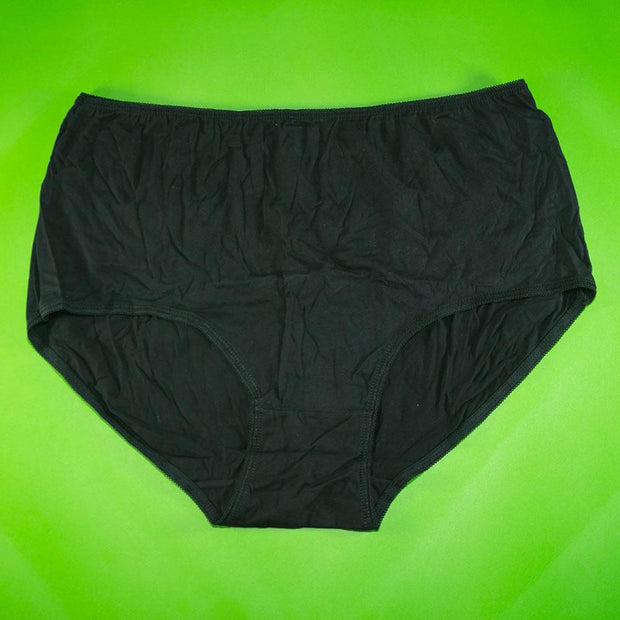 Pack of 5 - 100% Cotton Full Briefs - Flourish Mix Designs Cotton Panty - 18