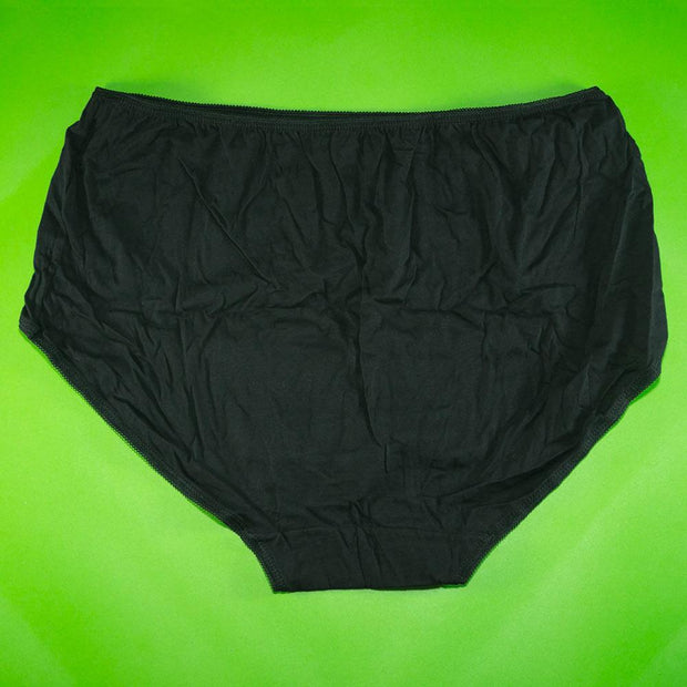 Pack of 5 - 100% Cotton Full Briefs - Flourish Mix Designs Cotton Panty - 18