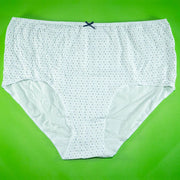 Pack of 5 - 100% Cotton Full Briefs - Flourish Mix Designs Cotton Panty - 18