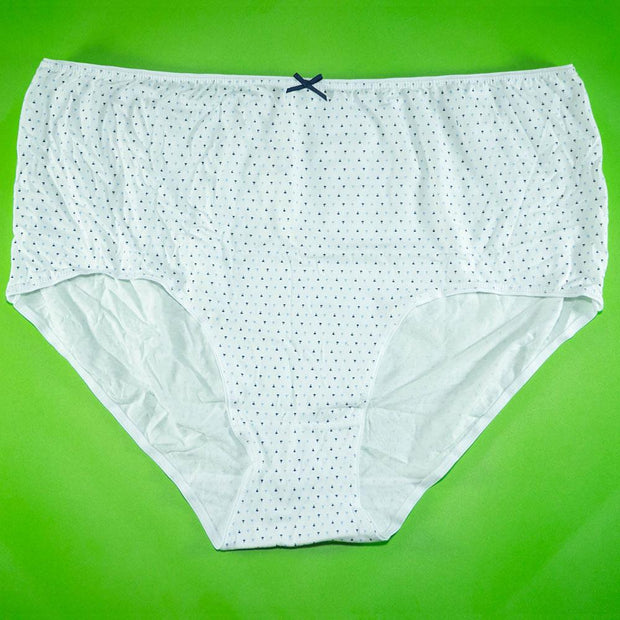 Pack of 5 - 100% Cotton Full Briefs - Flourish Mix Designs Cotton Panty - 18