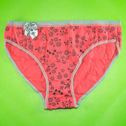 Pack of 3 - Women's Stretch Panty - Flourish Mix Colors Cotton Panty - H3167