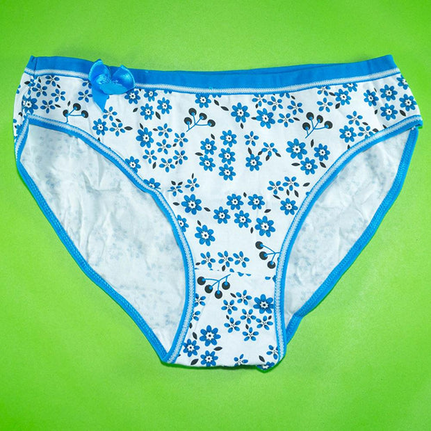 Pack of 3 - Women's Stretch Panty - Flourish Mix Colors Cotton Panty - H3167