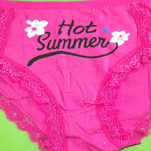 Pack of 3 - Women's Stretch Panty - Flourish Mix Colors Cotton Panty - H5820