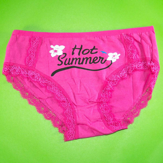 Pack of 3 - Women's Stretch Panty - Flourish Mix Colors Cotton Panty - H5820