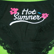 Pack of 3 - Women's Stretch Panty - Flourish Mix Colors Cotton Panty - H5820