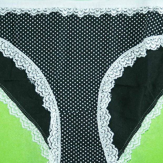 Pack of 3 - Women's Stretch Panty - Flourish Mix Colors Cotton Panty - 9022