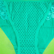 Pack of 3 - Women's Stretch Panty - Flourish Mix Colors Cotton Panty - Q6017