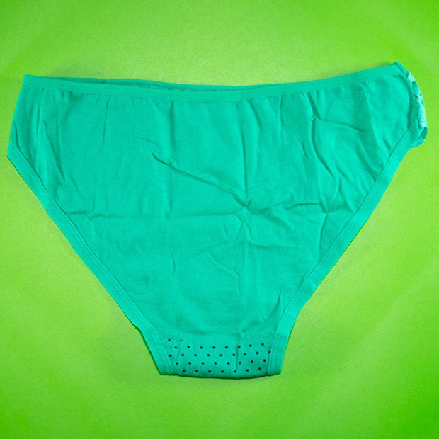 Pack of 3 - Women's Stretch Panty - Flourish Mix Colors Cotton Panty - Q6017