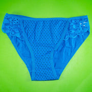 Pack of 3 - Women's Stretch Panty - Flourish Mix Colors Cotton Panty - Q6017