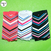 Pack of 3 - Women's Stretch Panty - Flourish Mix Colors Cotton Panty - H5824