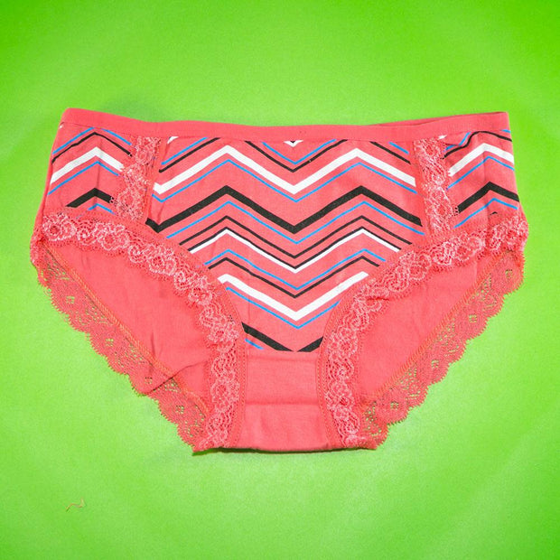 Pack of 3 - Women's Stretch Panty - Flourish Mix Colors Cotton Panty - H5824