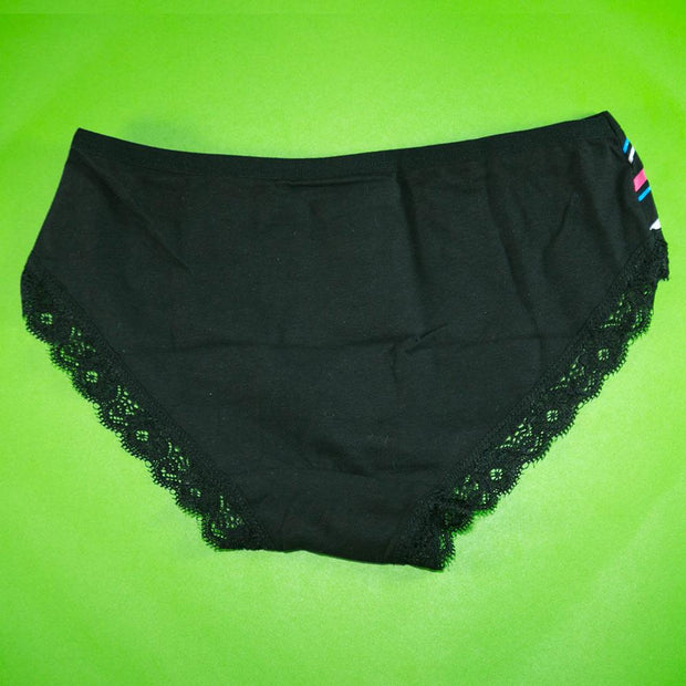 Pack of 3 - Women's Stretch Panty - Flourish Mix Colors Cotton Panty - H5824