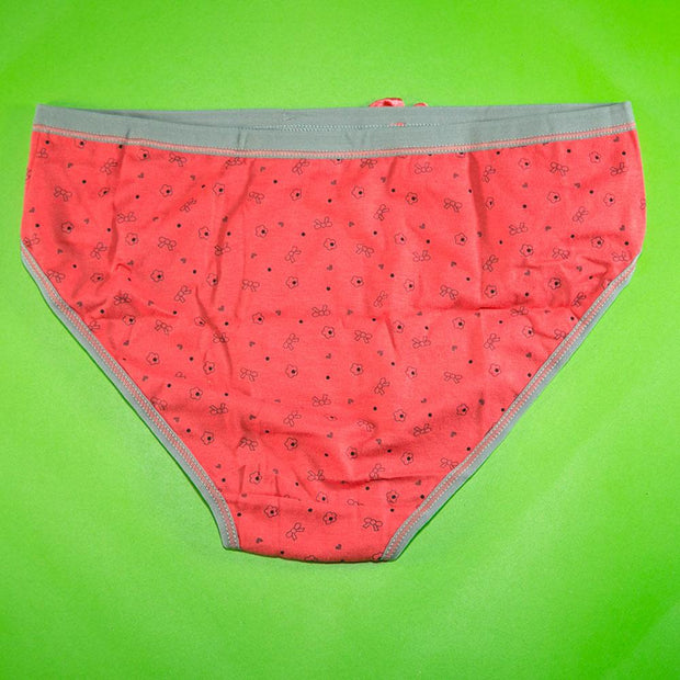 Pack of 3 - Women's Stretch Panty - Flourish Mix Colors Cotton Panty - Y2024