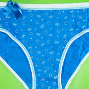 Pack of 3 - Women's Stretch Panty - Flourish Mix Colors Cotton Panty - Y2024
