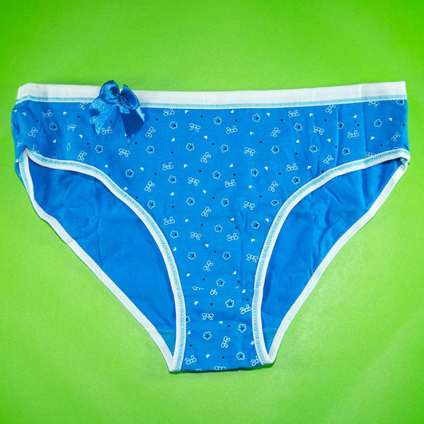 Pack of 3 - Women's Stretch Panty - Flourish Mix Colors Cotton Panty - Y2024