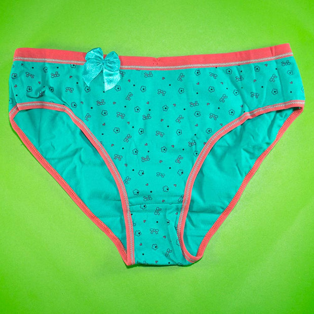 Pack of 3 - Women's Stretch Panty - Flourish Mix Colors Cotton Panty - Y2024