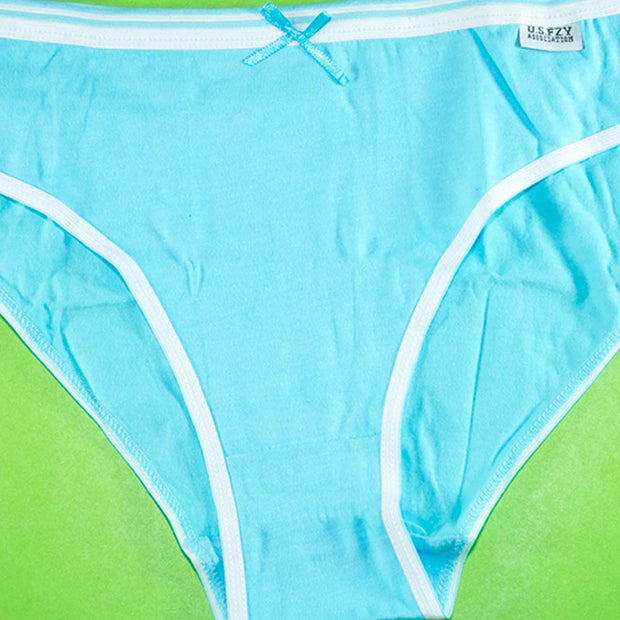 Pack of 3 - Women's Stretch Panty - Flourish Mix Colors Cotton Panty - CL002