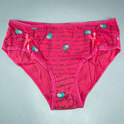 Pack of 3 - Women's Stretch Panty - Flourish Mix Colors Cotton Panty - 2312