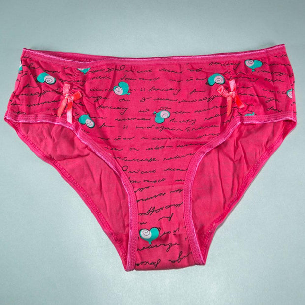 Pack of 3 - Women's Stretch Panty - Flourish Mix Colors Cotton Panty - 2312