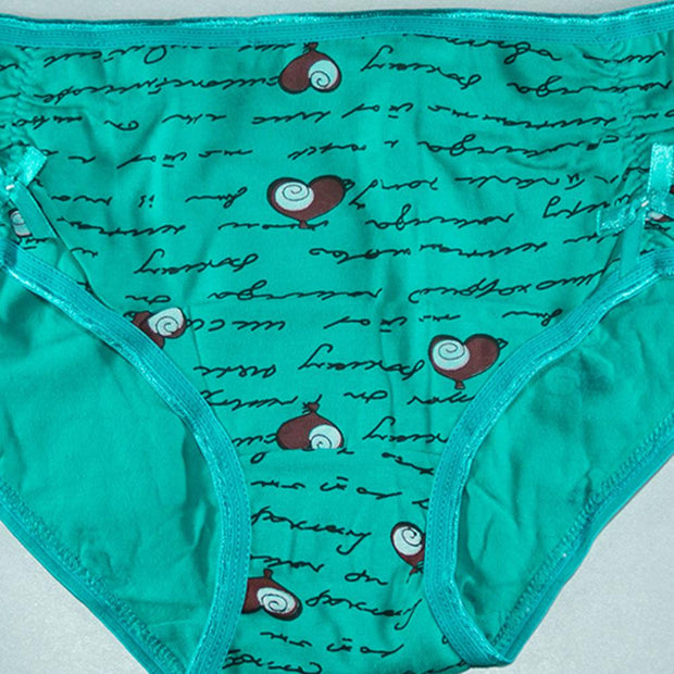 Pack of 3 - Women's Stretch Panty - Flourish Mix Colors Cotton Panty - 2312