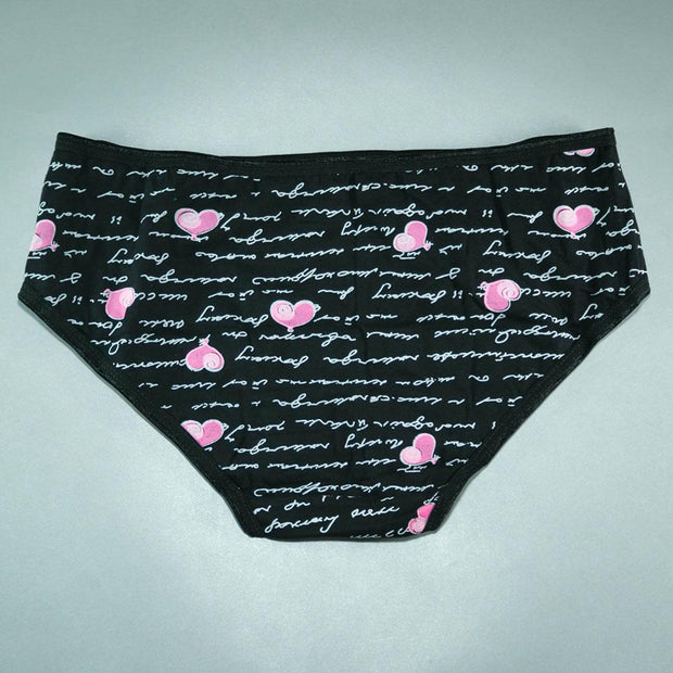 Pack of 3 - Women's Stretch Panty - Flourish Mix Colors Cotton Panty - 2312