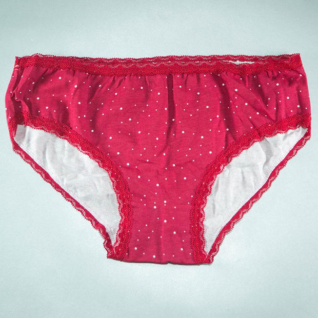 Pack of 8 - Women's Stretch Hipster Capri Fashion - Flourish Mix Designs Cotton Panty