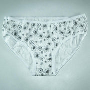Pack of 8 - Women's Stretch Hipster Capri Fashion - Flourish Mix Designs Cotton Panty