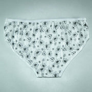Pack of 8 - Women's Stretch Hipster Capri Fashion - Flourish Mix Designs Cotton Panty