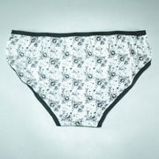 Pack of 8 - Women's Stretch Hipster Capri Fashion - Flourish Mix Designs Cotton Panty