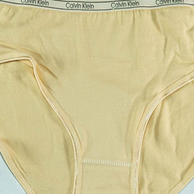 Pack of 3 Ck Basic Panty Skin - Soft Cotton Stretchable Jersey Panty
