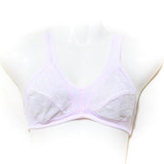 Soft Cotton Net Bra - Etching Free Bra - Non Padded - Pink Bra - Bras - diKHAWA Online Shopping in Pakistan