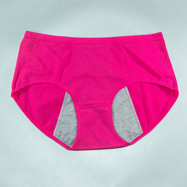 Pack of 3 - Girls Cotton Periods Panty - Flourish Mix Colors Cotton Periods Panty - 2051