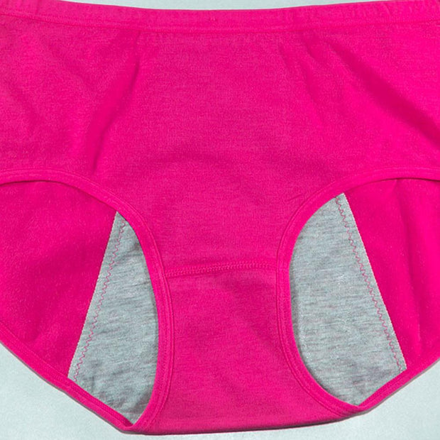 Pack of 3 - Girls Cotton Periods Panty - Flourish Mix Colors Cotton Periods Panty - 2051