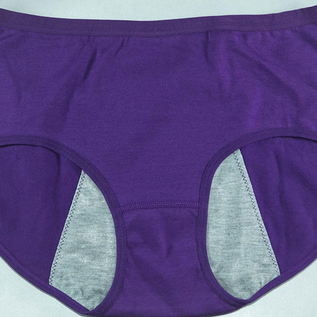 Pack of 3 - Girls Cotton Periods Panty - Flourish Mix Colors Cotton Periods Panty - 2051
