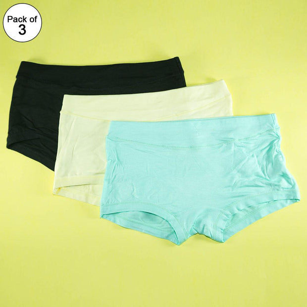 Pack of 3 - Plain Fancy Panty - Flourish Plain Fancy Panty Mix Colors - 6291