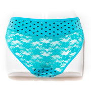 Pack of 2 Balbina Net Cotton Panty – Heart Panty - Mix Colours - Panty - diKHAWA Online Shopping in Pakistan